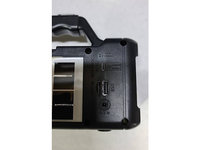 Ручной фонарь Bluetooth колонка 2 в 1 с солнечной панелью Аlloet №1597 - Фото 3
