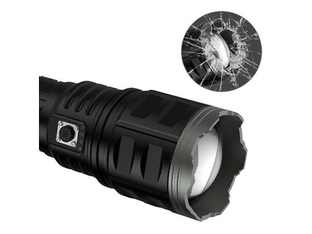 Ручний ліхтар Police AK138 WHITE LASER LED PM60-TG із зарядкою USB, що працює від 4х18650 акумуляторів - Фото 8