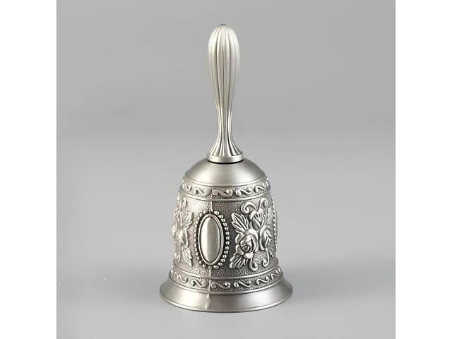 Ручний дзвін із цинкового сплаву RESTEQ 115х53 мм. Ручний дзвіночок із цинку - Фото 4