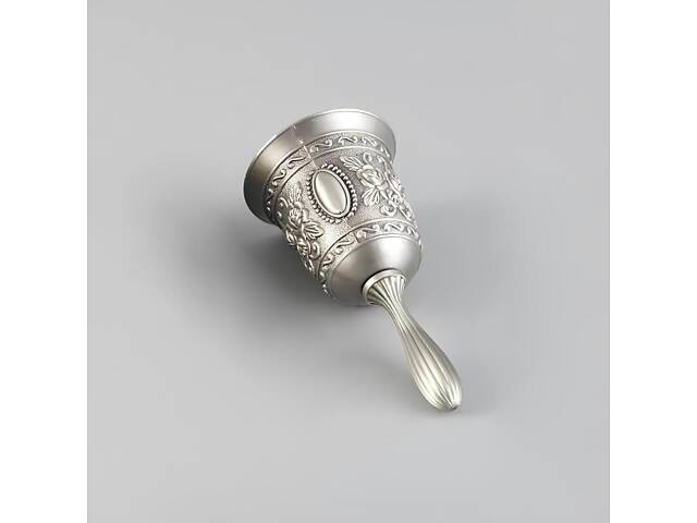 Ручний дзвін із цинкового сплаву RESTEQ 115х53 мм. Ручний дзвіночок із цинку - Фото 5