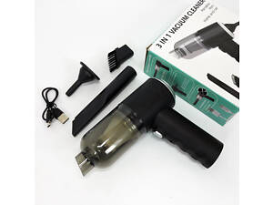 Ручной мини пылесос аккумуляторный для машины / дома с насадками AS-228