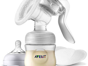 Ручний молоковідсмоктувач Philips Avent з пляшечкою 115 мл SCF430/10 (SCF430/10)