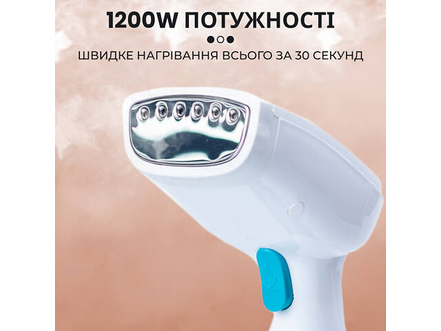 Ручний відпарювач для одягу SOKANY 250 мл Блакитний Lugi AJ2205BL - Фото 2