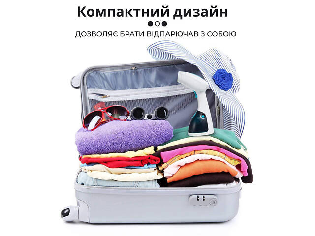 Ручний відпарювач для одягу SOKANY 250 мл Блакитний Lugi AJ2205BL - Фото 5