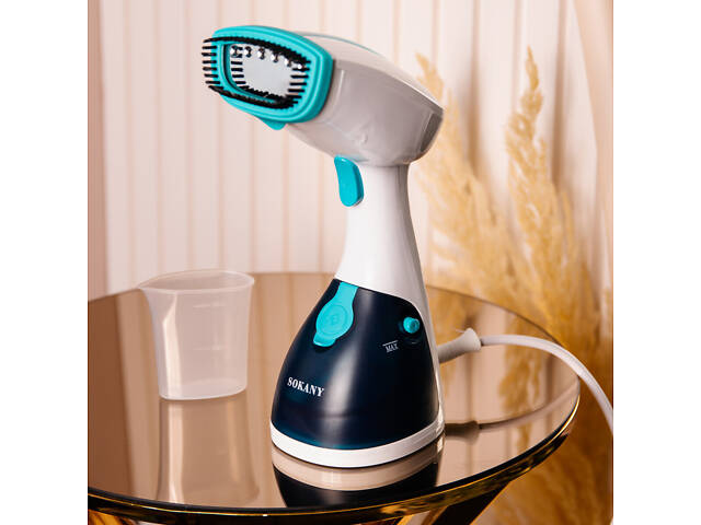 Ручний відпарювач для одягу SOKANY 250 мл Блакитний Lugi AJ2205BL - Фото 8