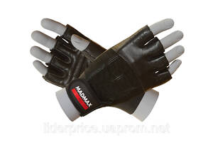 Рукавички для фітнесу MadMax MFG-248 Clasic Exclusive Black L , Оригінал!