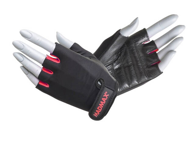 Рукавички для фітнесу MadMax MFG-251 Rainbow Rubine Red XS - Фото 10