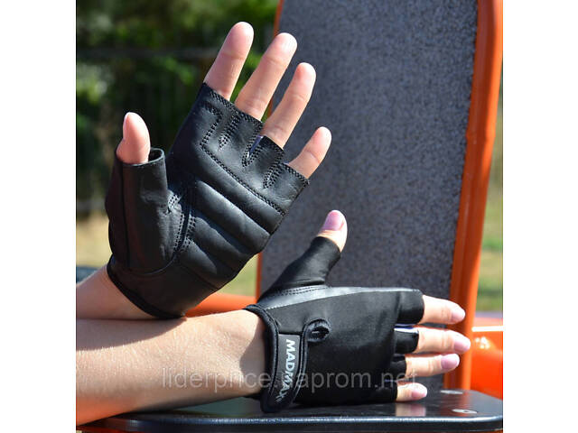 Рукавички для фітнесу MadMax MFG-251 Rainbow Grey L , Оригінал! - Фото 8