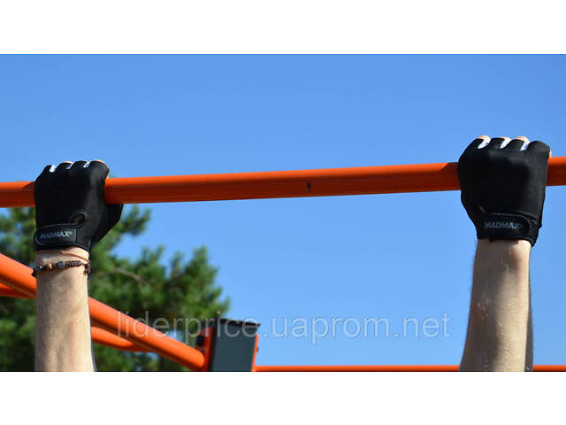 Рукавички для фітнесу MadMax MFG-251 Rainbow Grey L , Оригінал! - Фото 10