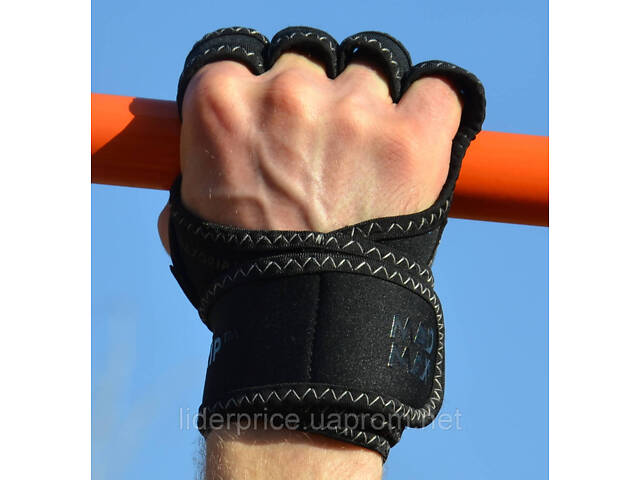 Рукавички для фітнесу MadMax MFG-303 MAXGRIP neoprene wraps Black/Grey L/XL , Оригінал! - Фото 10