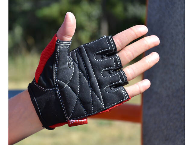 Рукавички для фітнесу Power System PS-2250 Pro Grip Red L - Фото 5