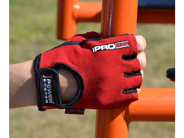 Рукавички для фітнесу Power System PS-2250 Pro Grip Red L - Фото 7