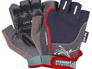 Рукавички для фітнесу Power System PS-2570 Woman’s Power жіночі Black/Red M