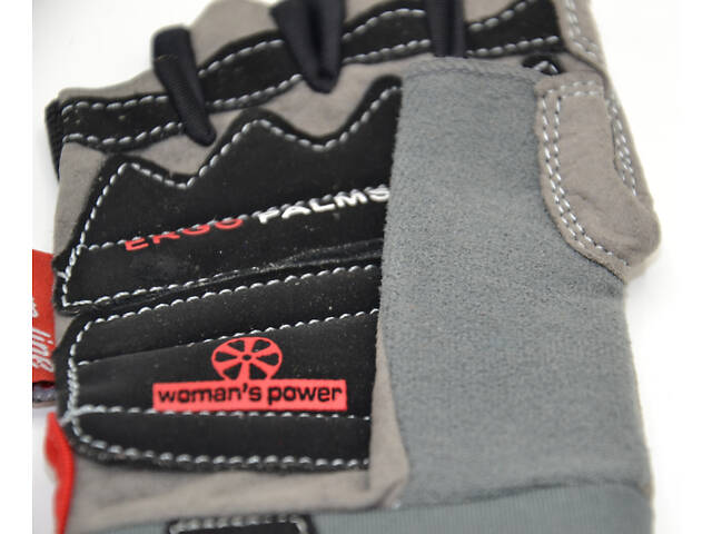 Рукавички для фітнесу Power System PS-2570 Woman’s Power жіночі Black/Red S - Фото NaN