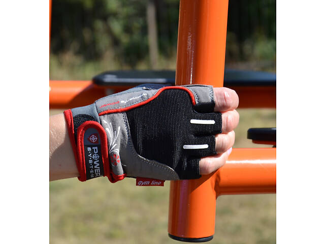 Рукавички для фітнесу Power System PS-2570 Woman’s Power жіночі Black/Red S - Фото 8