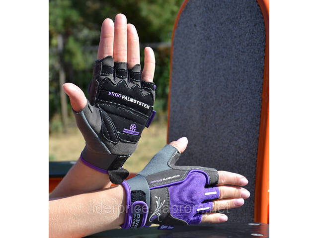 Перчатки для фитнеса Power System PS-2570 Woman’s Power женские Purple M, Оригинал! - Фото 5