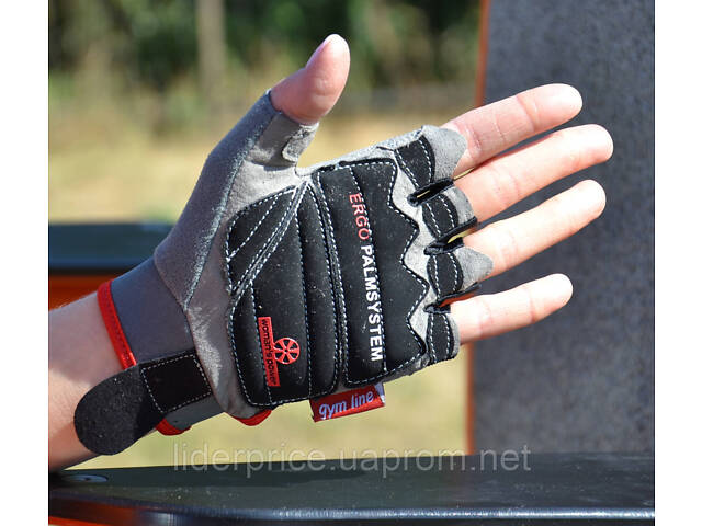 Рукавички для фітнесу Power System PS-2570 Woman’s Power жіночі Black/Red M , Оригінал! - Фото 6