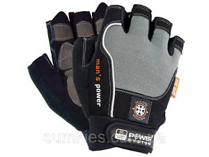 Рукавички для фітнесу Power System PS-2580 Man’s Power Black/Grey M