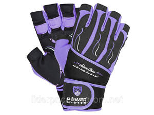 Рукавички для фітнесу Power System PS-2710 Fitness Chica жіночі Purple XS , Оригінал!