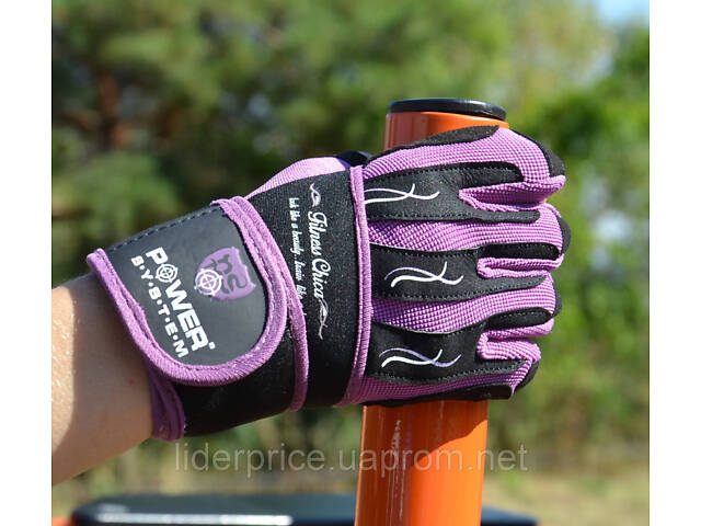 Рукавички для фітнесу Power System PS-2710 Fitness Chica жіночі Purple XS , Оригінал! - Фото 4
