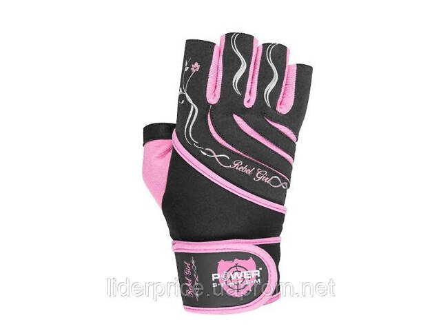 Рукавички для фітнесу Power System PS-2720 Rebel Girl жіночі Pink XS - Фото 3