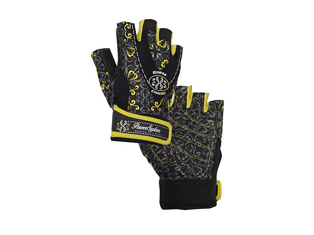 Рукавички для фітнесу Power System PS-2910 Classy Жіночі Yellow M