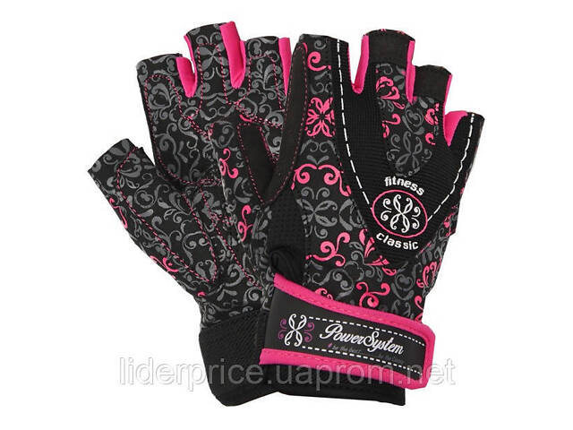 Рукавички для фітнесу Power System PS-2910 Classy Жіночі Pink XS , Оригінал!