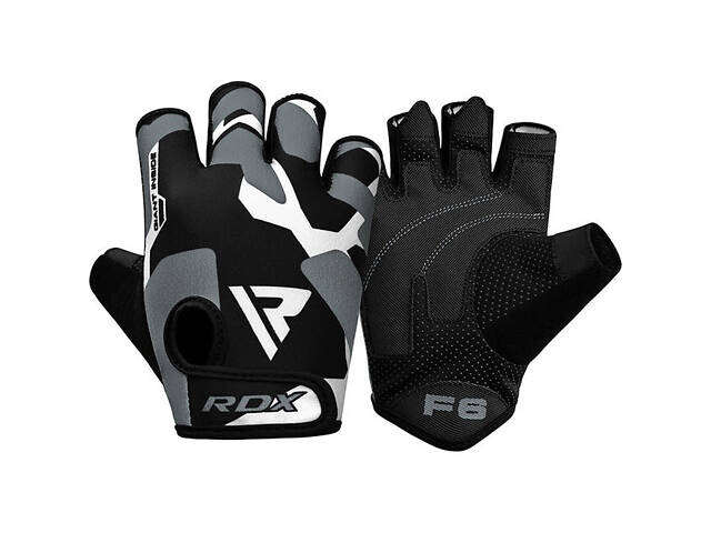 Рукавички для фітнесу RDX F6 Sumblimation Grey M