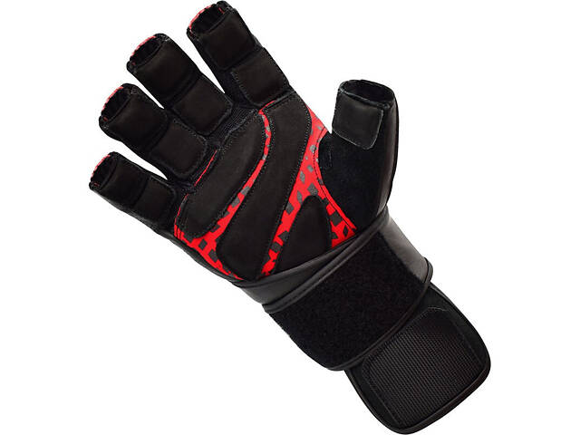 Рукавички для фітнесу RDX L7 Micro Plus Red/Black M - Фото 5