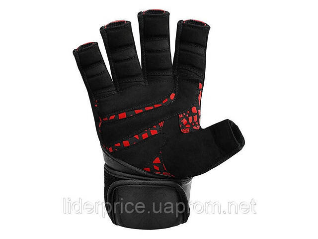Рукавички для фітнесу RDX L7 Micro Plus Red/Black L - Фото 3