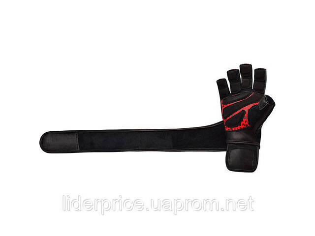 Рукавички для фітнесу RDX L7 Micro Plus Red/Black L - Фото 6