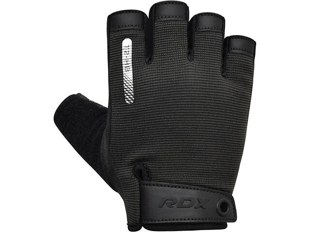 Рукавички для фітнесу RDX T2 Half Black S - Фото 4
