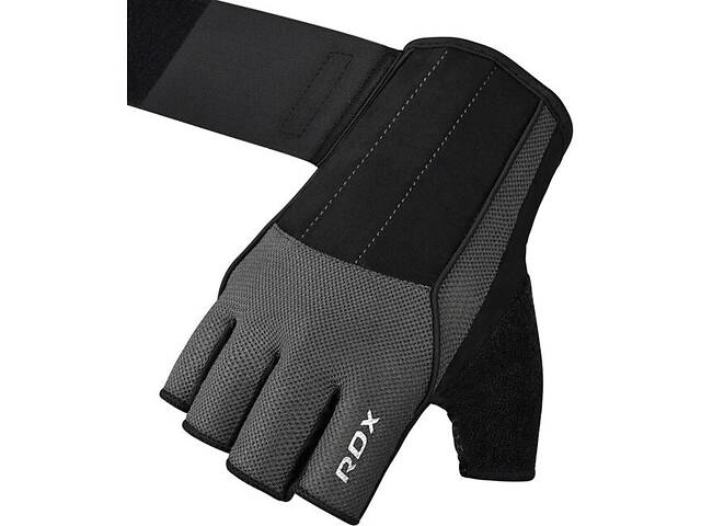 Рукавички для фітнесу RDX W3 GREY WITH EVA PADDING-L - Фото 5