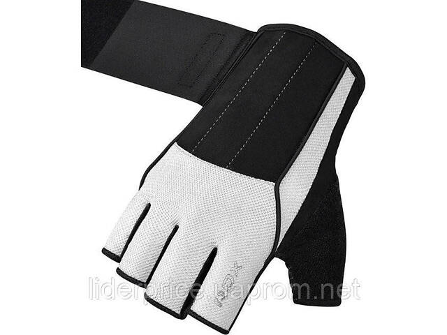 Рукавички для фітнесу RDX W3 WHITE WITH EVA PADDING-M - Фото 5