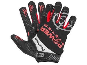 Рукавички для кросфіту з довгим пальцем Power System PS-2860 Cross Power Black/Red S