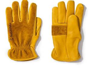 Рукавички шкіряні Naturehike NH20FS041, розмір М, жовті