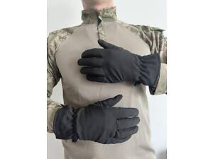Рукавички зимові softshell чорні