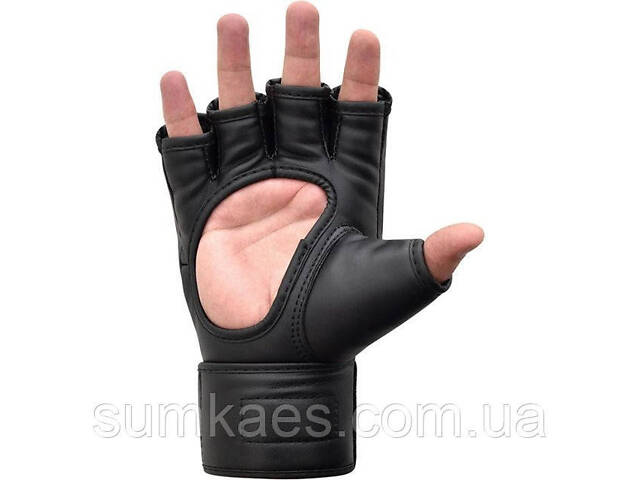 Рукавиці для ММА RDX F12 Model GGRF Black S (капа у комплекті) - Фото 5