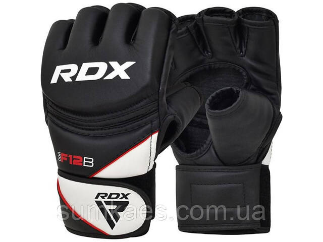 Рукавиці для ММА RDX F12 Model GGRF Black S (капа у комплекті) - Фото 2