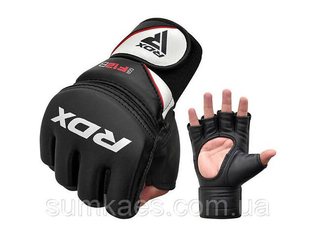 Рукавиці для ММА RDX F12 Model GGRF Black S (капа у комплекті) - Фото 3