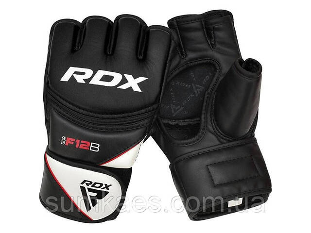 Рукавиці для ММА RDX F12 Model GGRF Black S (капа у комплекті) - Фото 4
