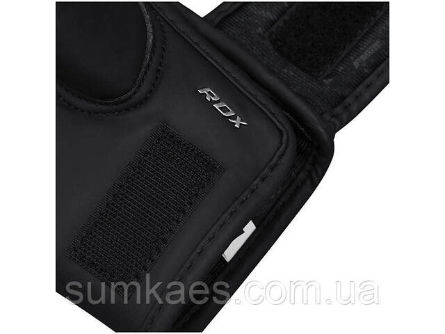 Рукавиці для ММА RDX F15 Noir Matte Black S (капа в комплекті) - Фото 8