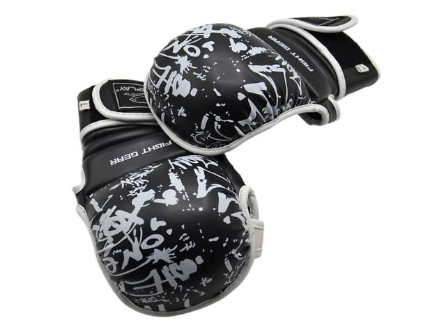 Рукавички для Karate PowerPlay 3092KRT Чорні-Білі S - Фото 8