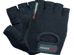 Рукавички для фітнесу і важкої атлетики PowerPlay 9200 чорні L