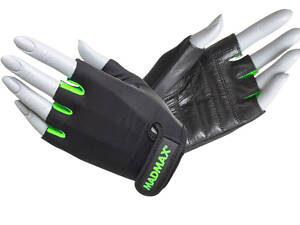 Рукавички для фітнесу MadMax MFG-251 Rainbow Green S