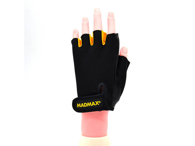Рукавички для фітнесу MadMax MFG-251 Rainbow Orange S - Фото 2