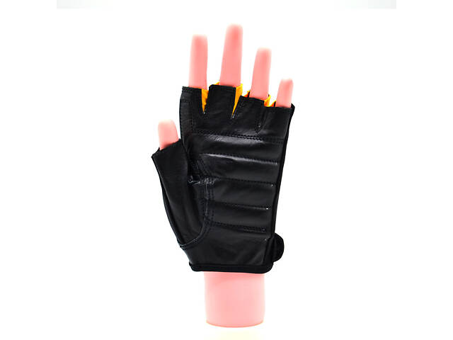 Рукавички для фітнесу MadMax MFG-251 Rainbow Orange S - Фото 3