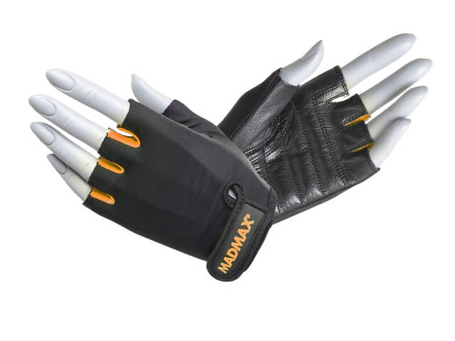 Рукавички для фітнесу MadMax MFG-251 Rainbow Orange S - Фото 1