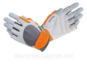 Рукавички для фітнесу MadMax MFG-850 Crazy Grey/Orange XXL, Оригінал!