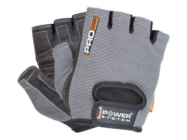 Рукавички для фітнесу Power System PS-2250 Pro Grip Grey S - Фото 1